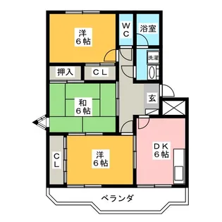 ソフィアII【2階】の間取り