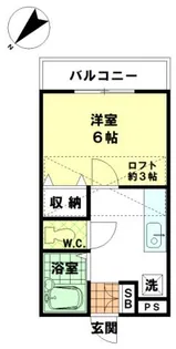 アーバンヒルズ赤塚【1階】の間取り