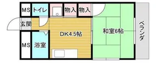 メゾン羽田【2階】の間取り