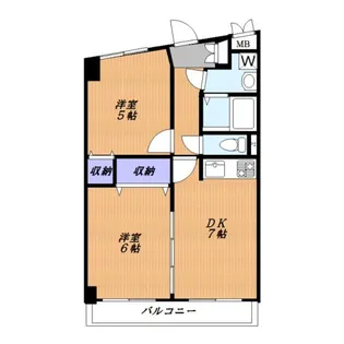 ソフィーナ鷺沼【5階】の間取り