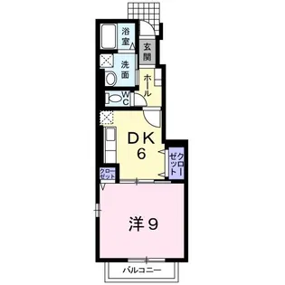 プロムナード アンビル【1階】の間取り