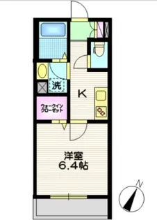 ブラウレーヘン桜新町【1階】の間取り