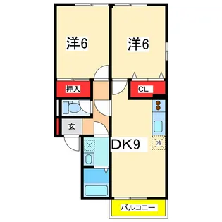 ロイヤルガーデンコートCの間取り