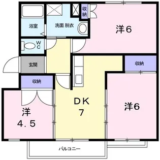 ベルコリーナケイ【2階】の間取り