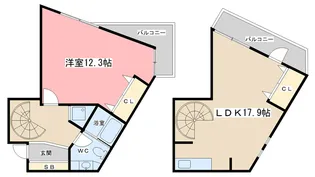 PARK HILLS OYAKE 1【2階】の間取り