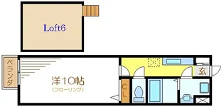 コーラル【2階】の間取り