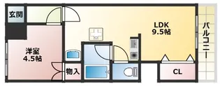 HEART桜館【1階】の間取り