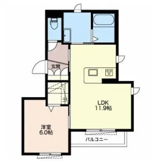 ShaMaison Luminare【1階】の間取り