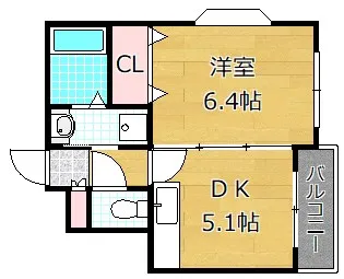 ピコットV【5階】の間取り