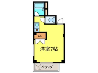 グランコートニシノ【3階】の間取り