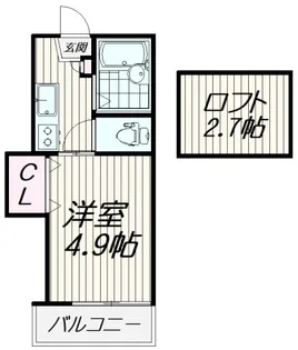 プライム大崎【2階】の間取り
