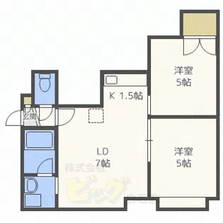 メイプルハイツ【2階】の間取り