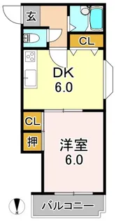 マリス平野【4階】の間取り