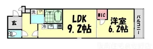 フジパレス日根野II【2階】の間取り