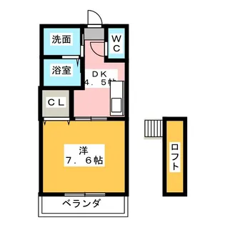 リベルタ・リーヴァ【3階】の間取り