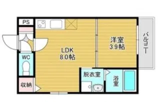 GRAND FUSE【3階】の間取り