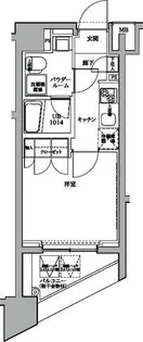 スパシエ川崎ウエスト【13階】の間取り