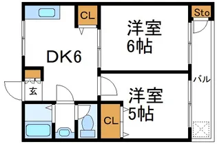 第2コンクラマンション【3階】の間取り