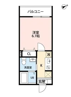 Hale Moana 一橋学園【3階】の間取り