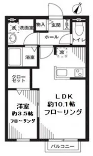 DCヘリオス【1階】の間取り