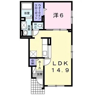コンフォール【1階】の間取り