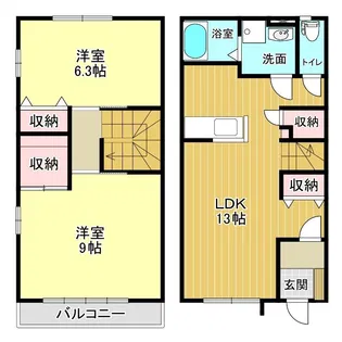 ヴィライーストの間取り