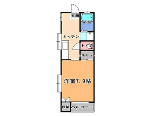 メゾンアイ【1階】の間取り