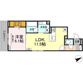 D Paina あざみ野II【2階】の間取り