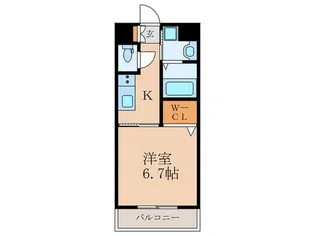 アルゴヴィラージュ中井【3階】の間取り