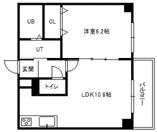 カルフール恵大【2階】の間取り