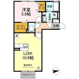 ラ・プランタン桑南【2階】の間取り