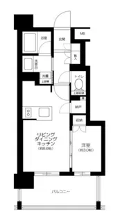 グローリオ田町【4階】の間取り