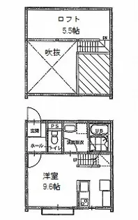 Bellina青柳A【2階】の間取り
