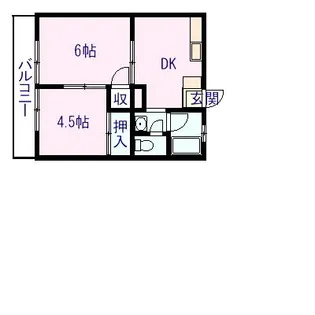 西貝マンション【1階】の間取り
