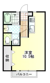 ハイツタピアン【2階】の間取り