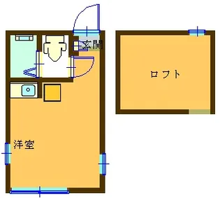 ユナイト反町モナリザ【1階】の間取り