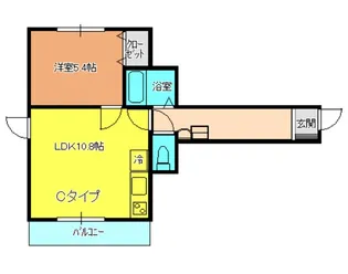 メゾンスエヒロA【2階】の間取り