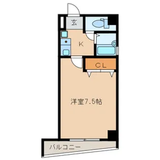 九州鴻池ビル【7階】の間取り