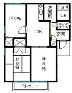 ドリュー【2階】の間取り