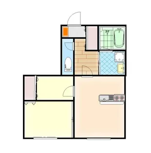 ラ・ルーナ鳥山【2階】の間取り