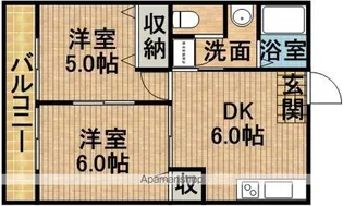 バンブーアイランド【2階】の間取り