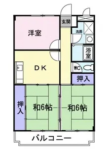 ニューマリッチ笹沖【3階】の間取り