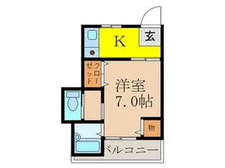 アンフィニィ・橋の内IV【3階】の間取り