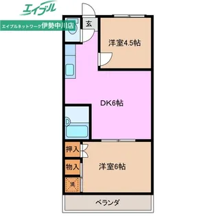 メゾンひかり館【2階】の間取り