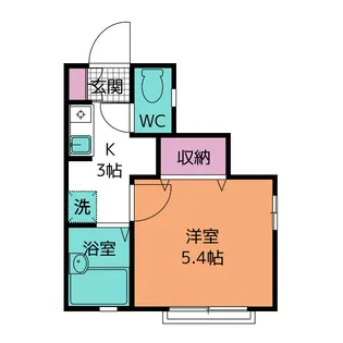 カサベルデ【1階】の間取り