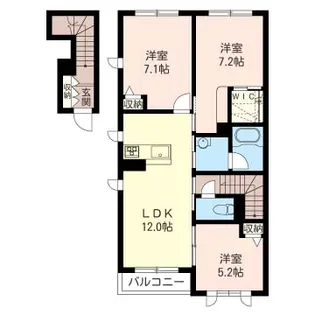 セレニティヒルズ壱番館【SHM】【2階】の間取り