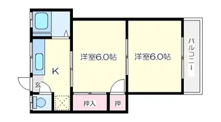 岡村荘【2階】の間取り