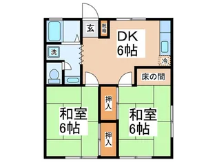 カントリーライフI【2階】の間取り