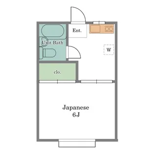 ハイツ西川【2階】の間取り