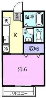 三重県伊賀市千歳【アパート】の間取り